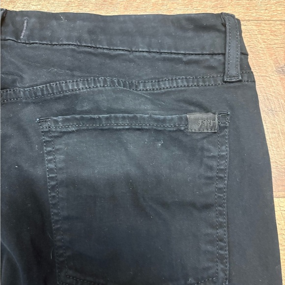 7 For All Mankind 7th Jen Black Slim Straight Leg Denim Jeans Size 10 - Picture 5 of 5